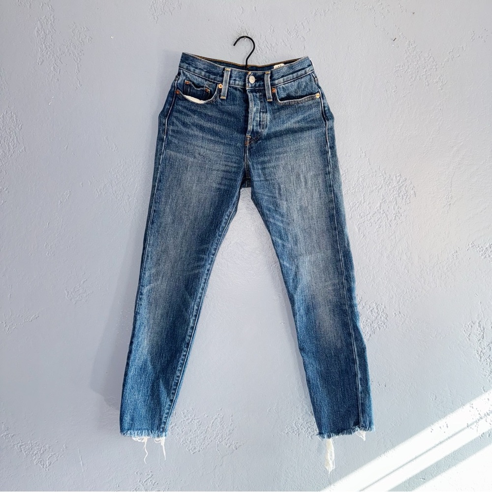 Levi’s 501 White Oak Blue Jeans Size 25